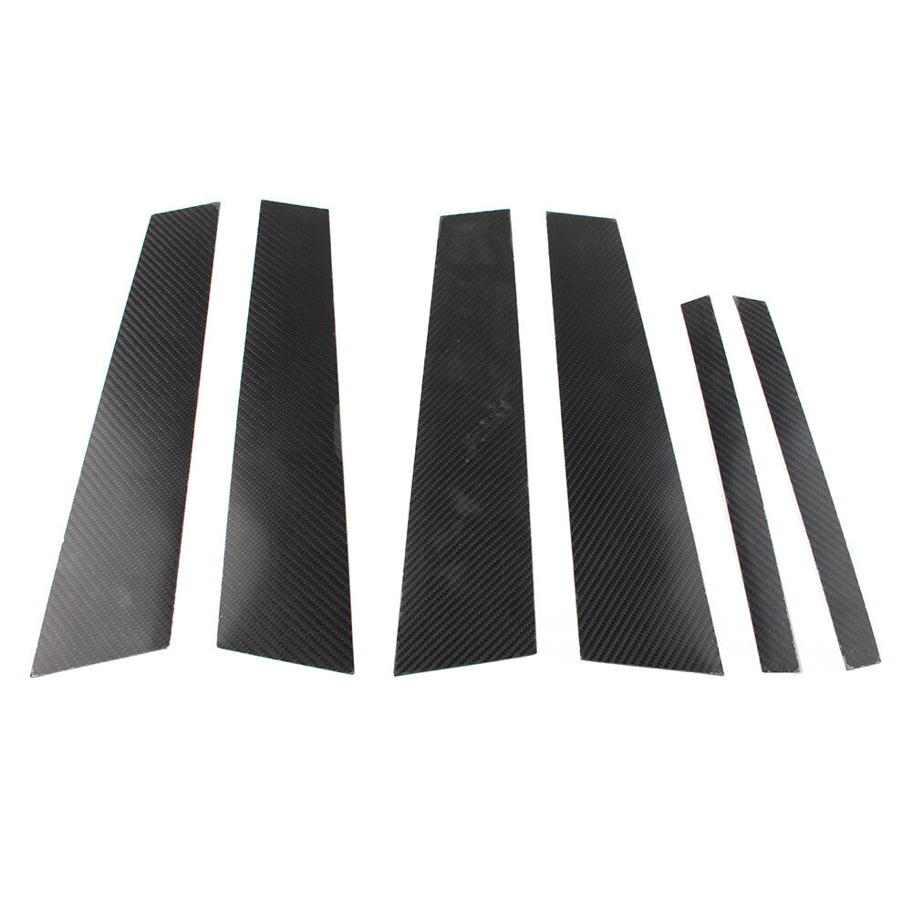 for Mercedes Benz E Class 17-19 6x Exterior Door Window B Pillar Post Cover Trim