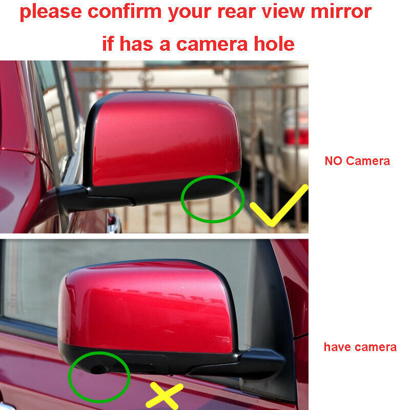 Black LH Rearview Mirror Cover Shell Cap Fit for Nissan X-trail/Rogue 2008-2013
