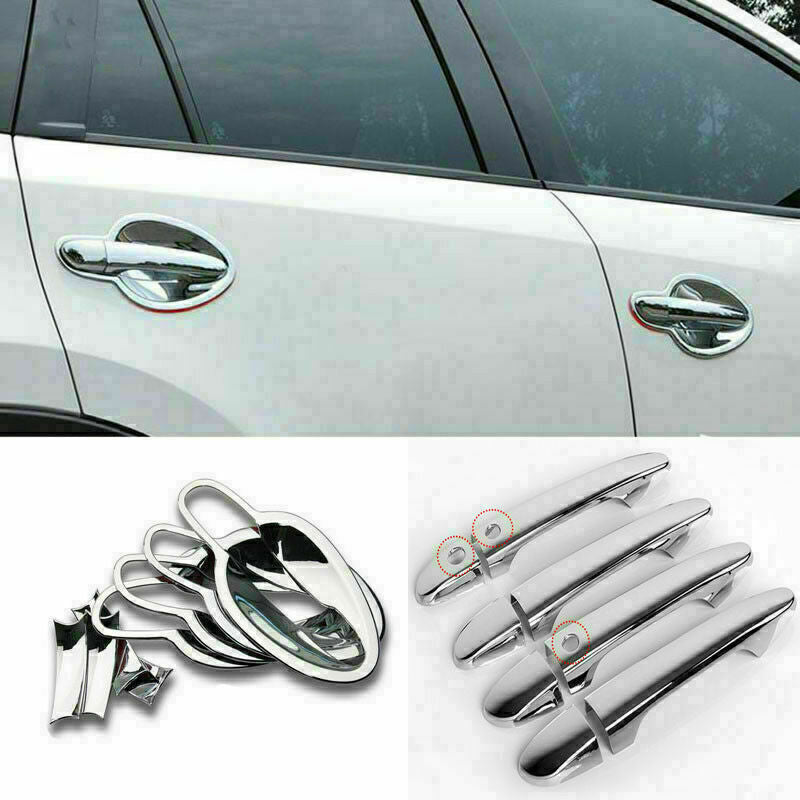 ABS Chrome Car Door Handle+Door Bowl Trim decor Cover for Mazda CX-5 2012-2016