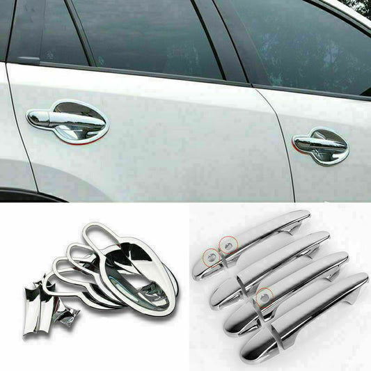 ABS Chrome Car Door Handle+Door Bowl Trim decor Cover for Mazda CX-5 2012-2016