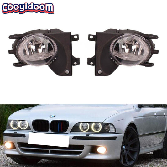 Applicable to 2001-2004 for BMW 525i 530i 540i E39 front fog lights with bulbs: Left + Right