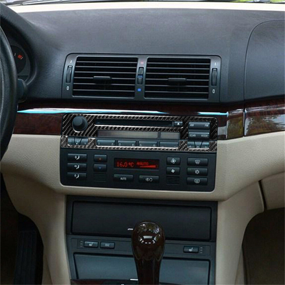 Carbon Fiber Window Switch Buttons Frame Trim For Explorer 2011-2014 Red v