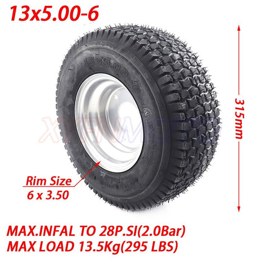 13x5.00 Wheel Garden Tractor Rider Mower ATV GO-kart Dirt Bike Wheels Beach Car