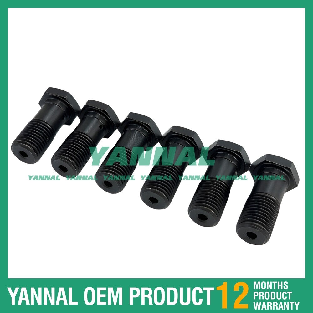 6-piece pack of D1146 oil nozzle tips for /Develon engine parts -