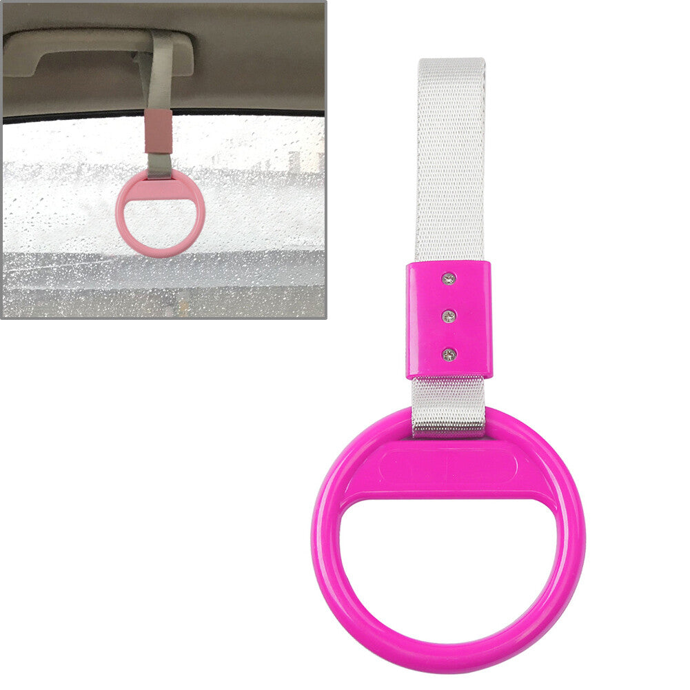 JDM Train Bus Handle Hand Strap Car Interior Styling Drift Charm Straps Rose