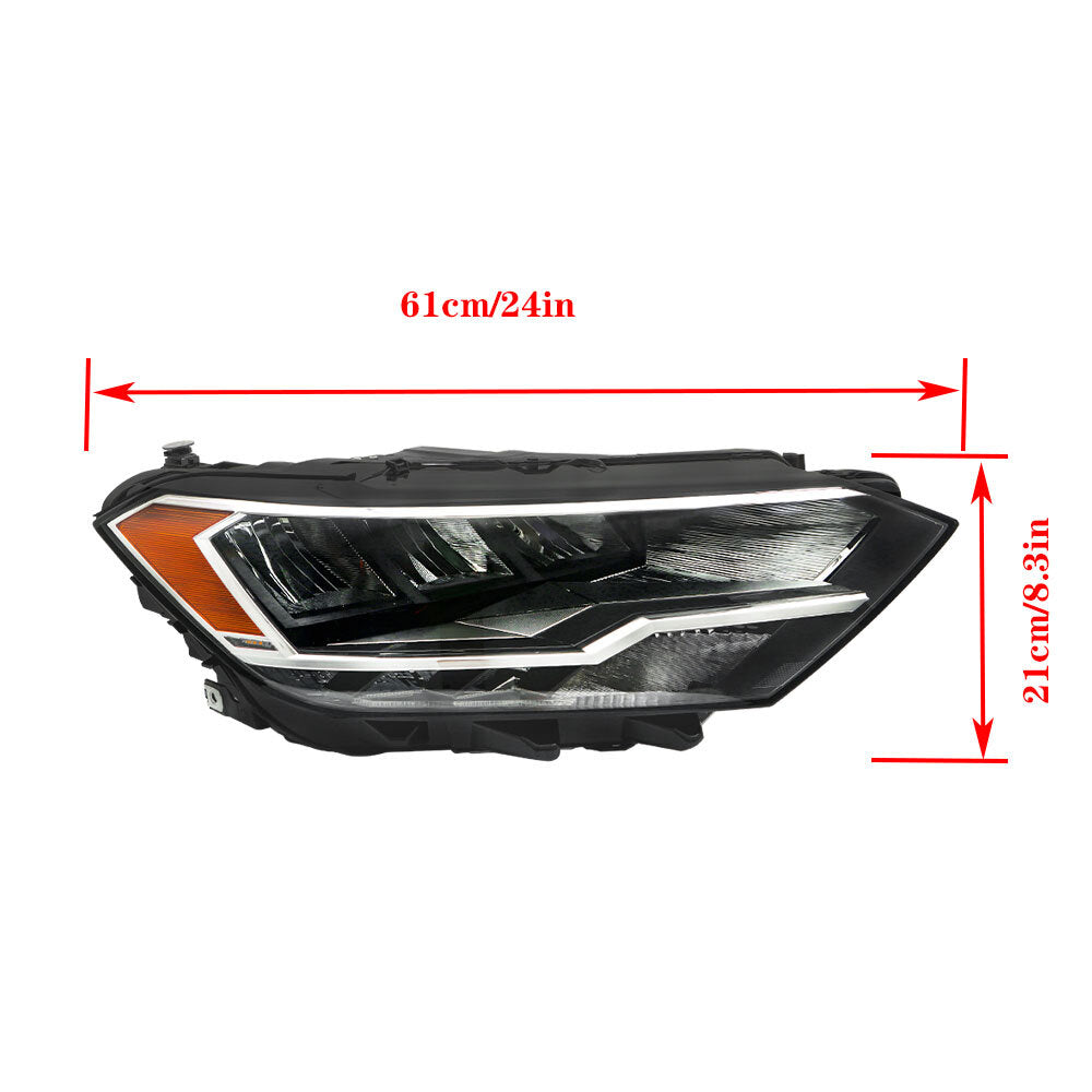 Right/Passenger Side LED Lights for 2019-2023 for Jetta (Non-Projector) n