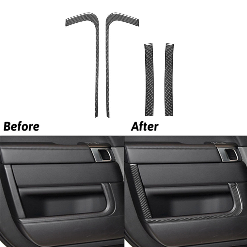 2x Red Carbon Fiber Air Intake Hole Sticker Cover Trim For 718 2016-2022 v