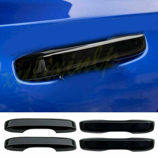 For 2022 2023 for Honda for Civic ABS Glossy Black Car Outside Door Handle Cover Trim 4X