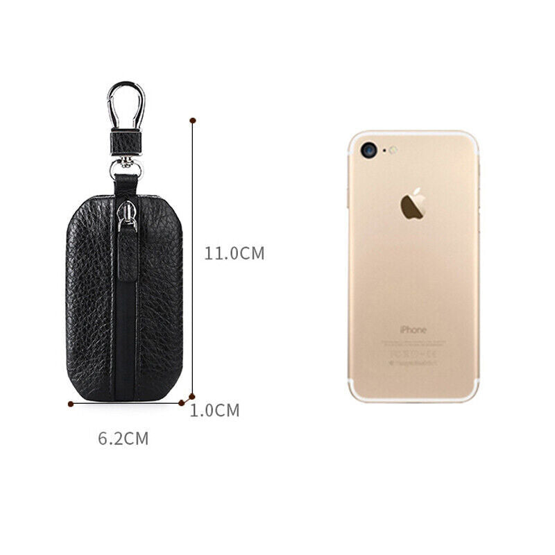 Luxury cowhide zipper car key case/protective cover/key ring suitable for General Motors - n