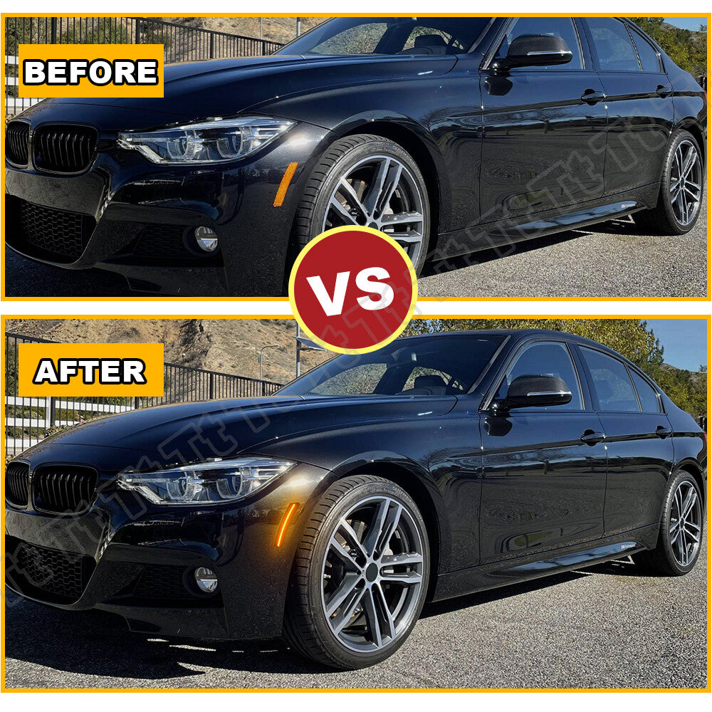 LED front bumper side marker reflectors suitable for 16-19 for BMW F30 F31 M Sport F32