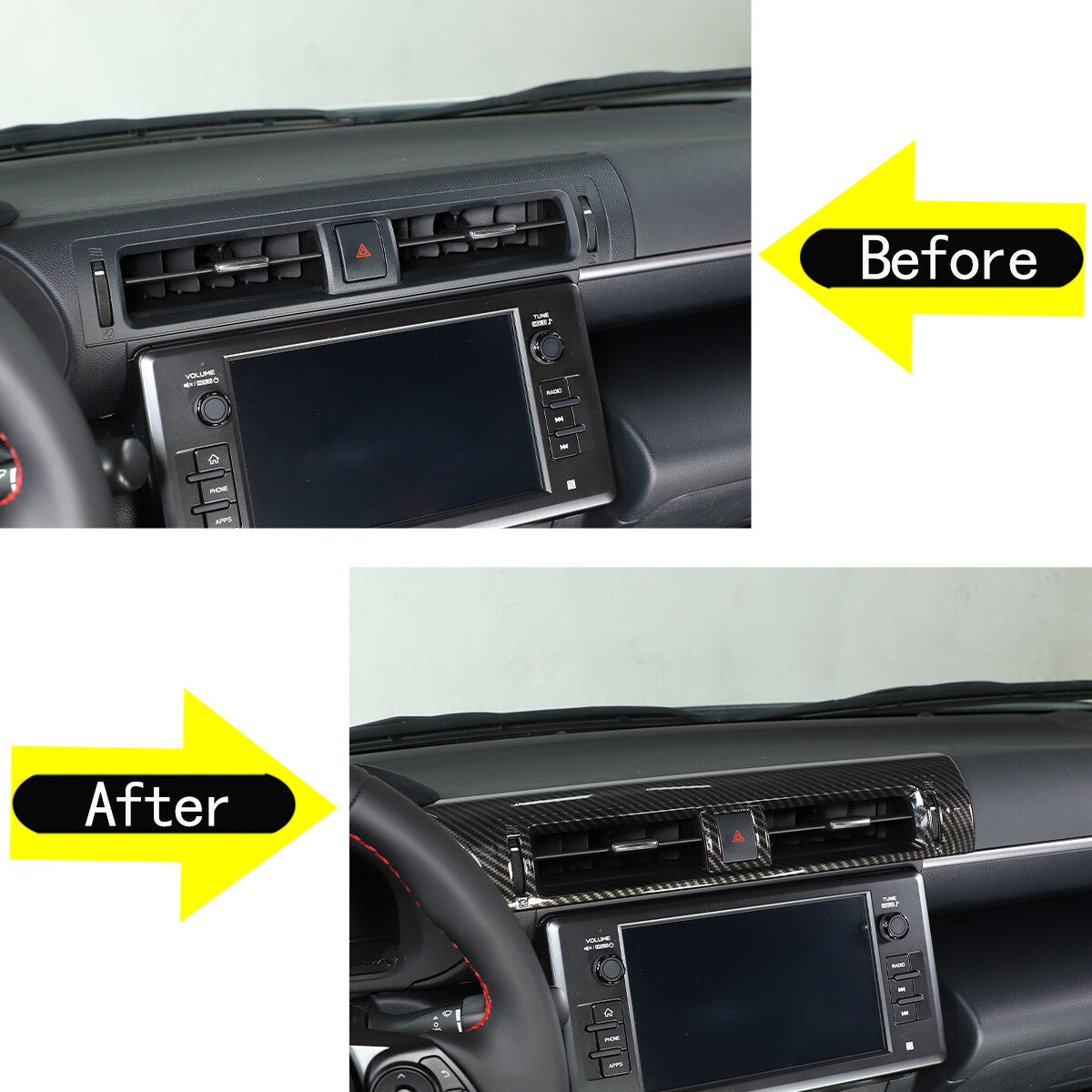 Crew Max cab stainless steel silver pillar decoration suitable for Tandra 2007-2021- v