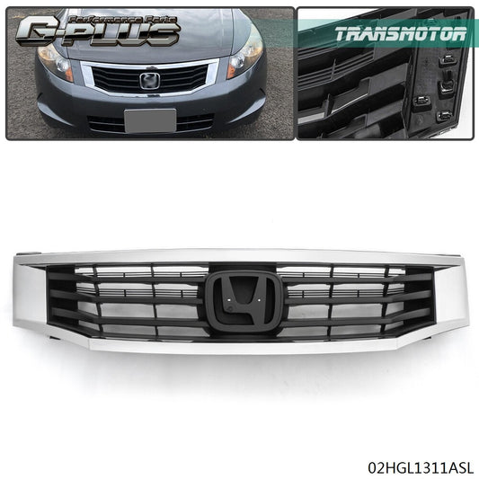 Suitable for 2008-2010 for Honda Accord 4Dr chrome front cover anti-collision barbecue grill- v