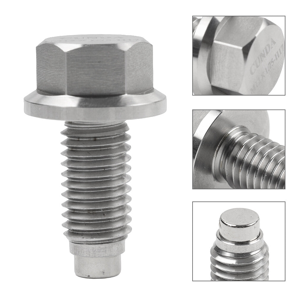 Magnetic Oil Drain Plug M12x1.75 for GMC for Chevrolet for Buick for Cadillac for Ford