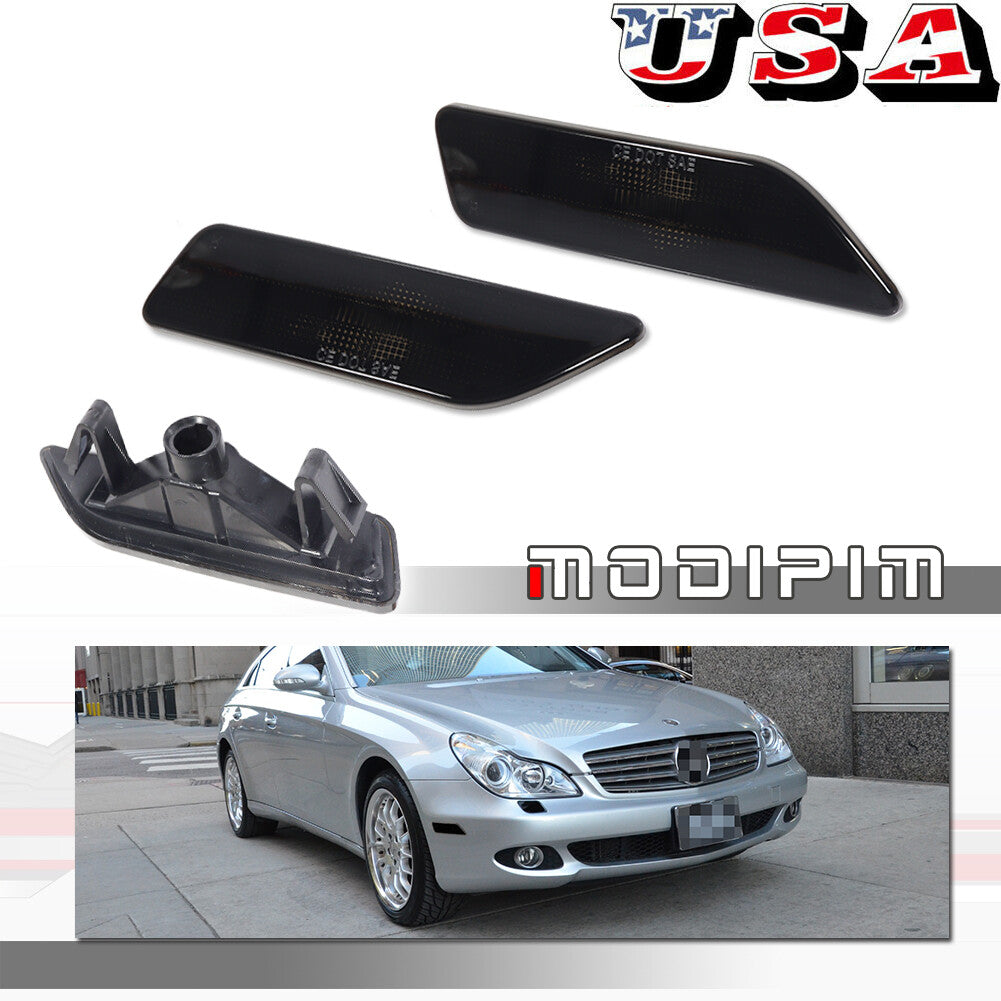 Suitable for 06-2011 W219 CLS500 CLS550 Smoke Front Side Marking Light Lens- v