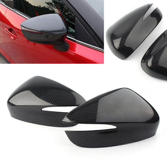 Car Rearview Mirror Cover Trim for Mazda CX-5 for Mazda & CX-4 / CX-3 2015 2016