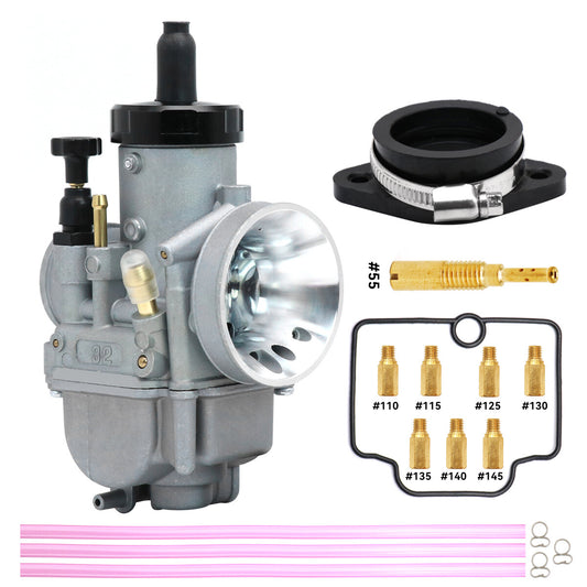 Motorcycle PE32 Carburetor 200cc 450cc Carb Kit with Jets Boots For Racing Bike Q