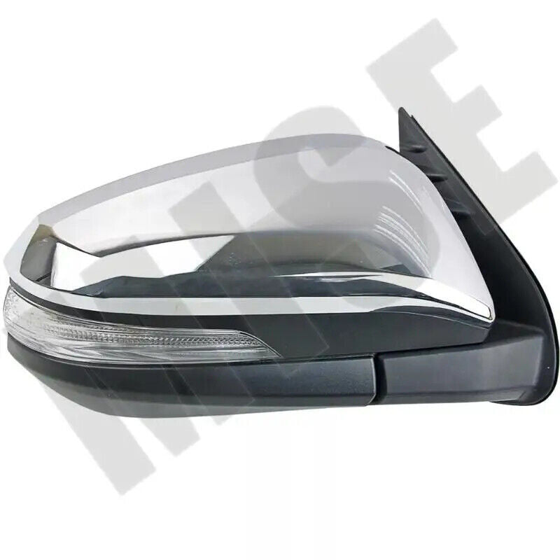 1Pair Side Door Mirror Rearview W/Turn Signal 5PIN For Hilux 2015-2020 v