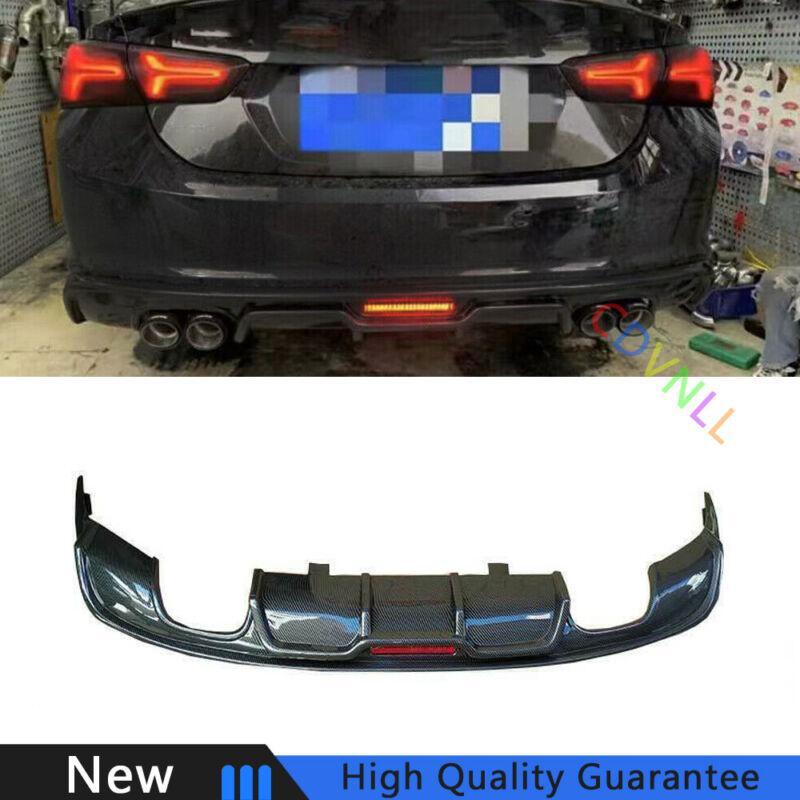 Fit for Chevrolet Malibu 2016-2018 Carbon Fiber Rear Bumper Diffuser Board Guard