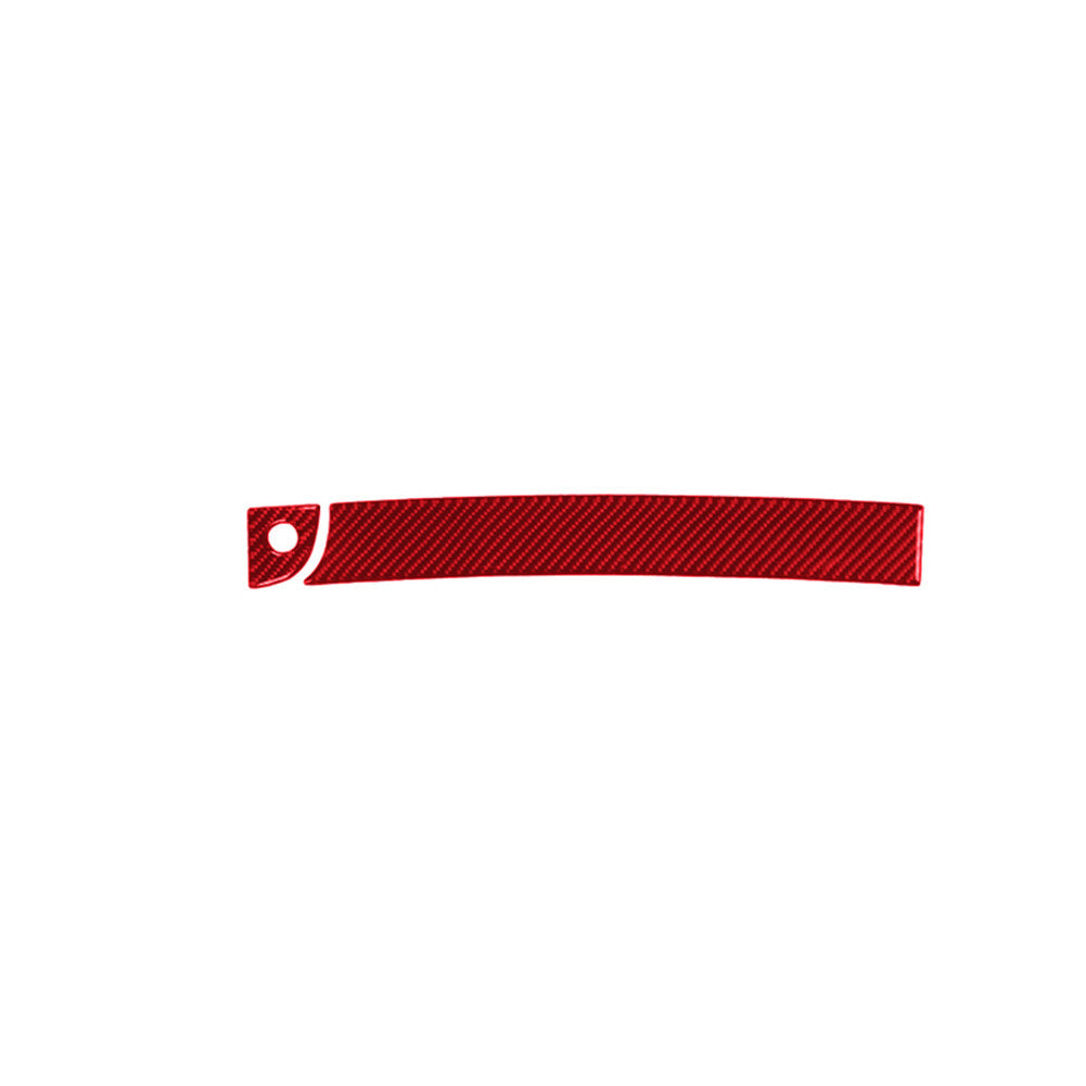 Red Carbon Fiber Front Cigarette lighter Cover Trim For 718 2016-2022 v