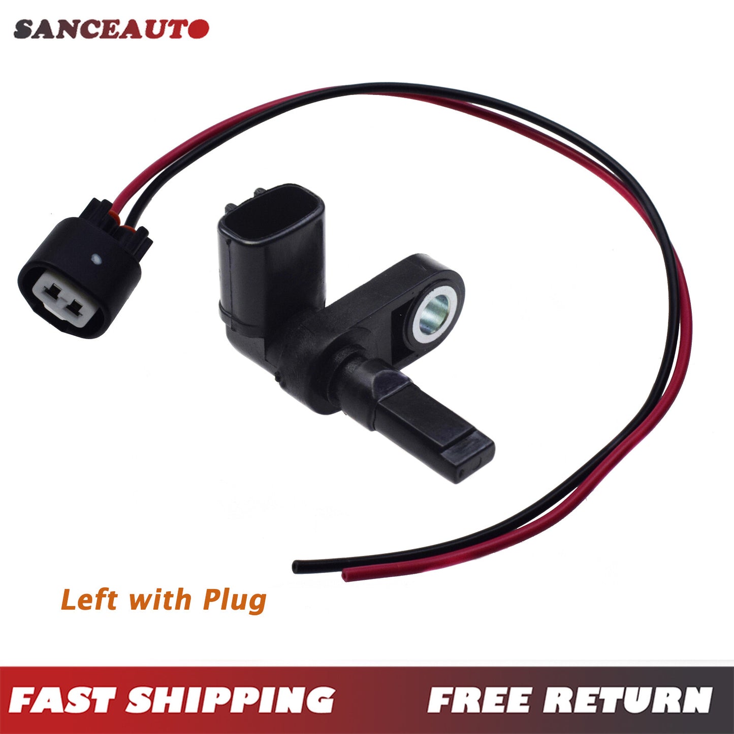 FRONT/REAR Left ABS Wheel Speed Sensor w/ Plug 89543-60050 For Tacoma 4Runner n