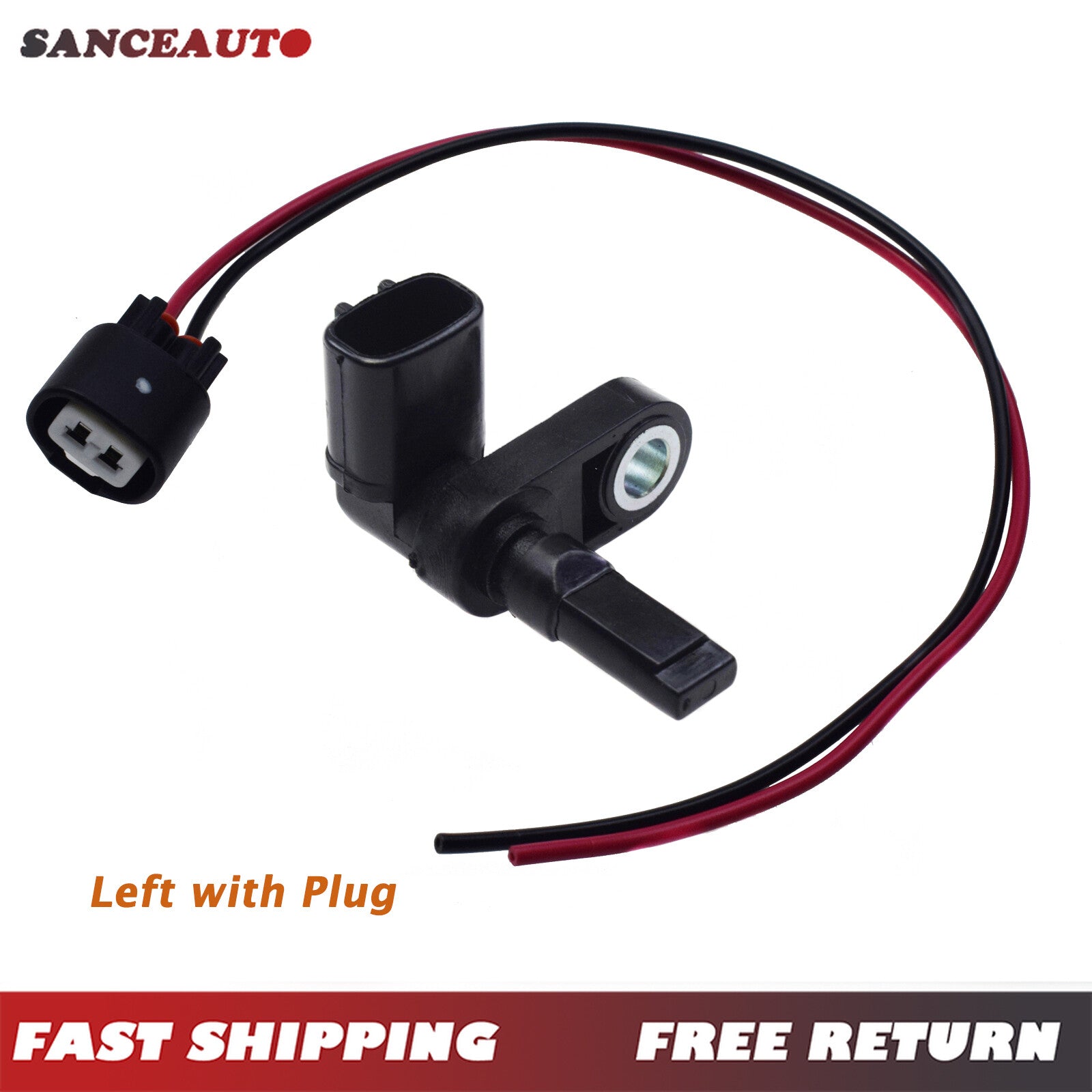 FRONT/REAR Left ABS Wheel Speed Sensor w/ Plug 89543-60050 For Tacoma 4Runner n