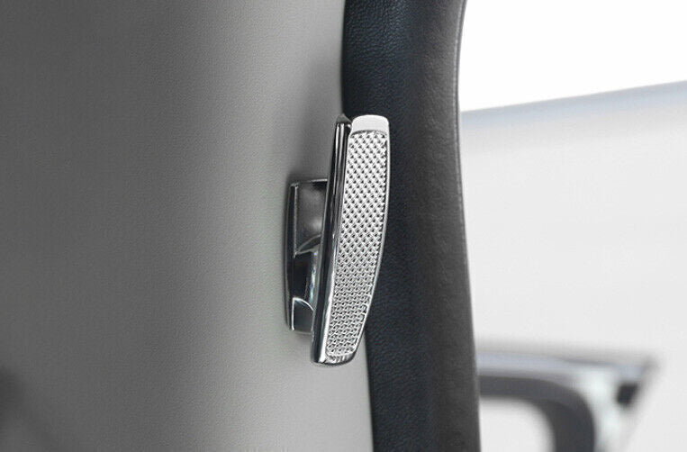 for Land Rover Discovery 5 2017-25 Silver Zinc Alloy SV B Pillar Hook Cover Trim
