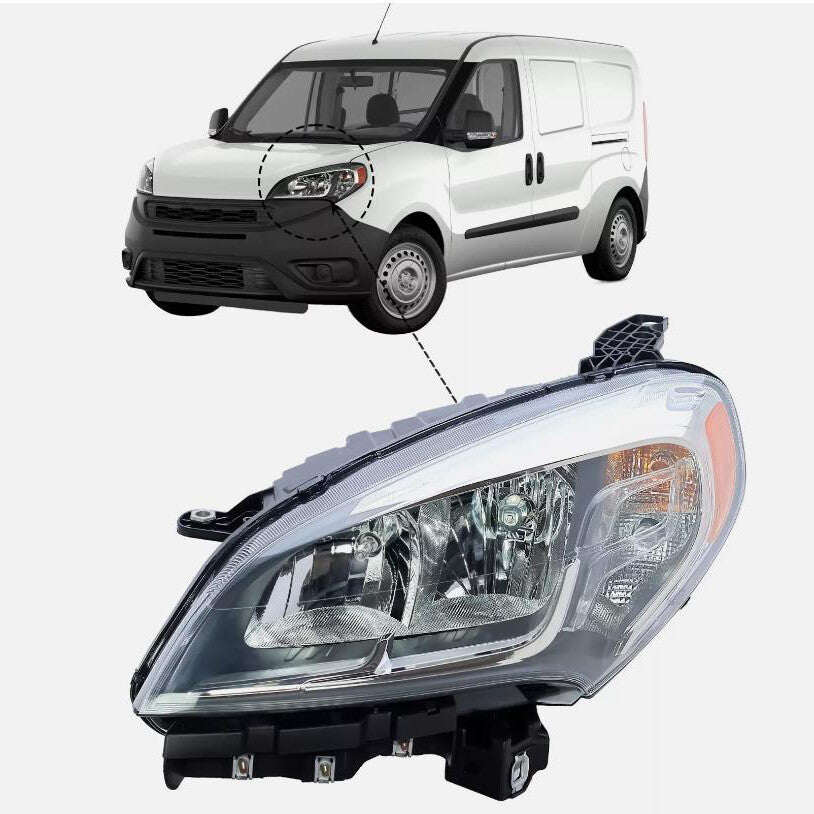Left & Right Headlight Set For 2015-22 for Ram ProMaster City 68469416AA 68469415AA n