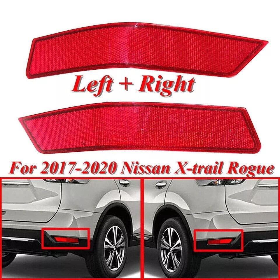Replacement parts for the rear bumper reflectors of 2017-2020 Rogue (left and right). n