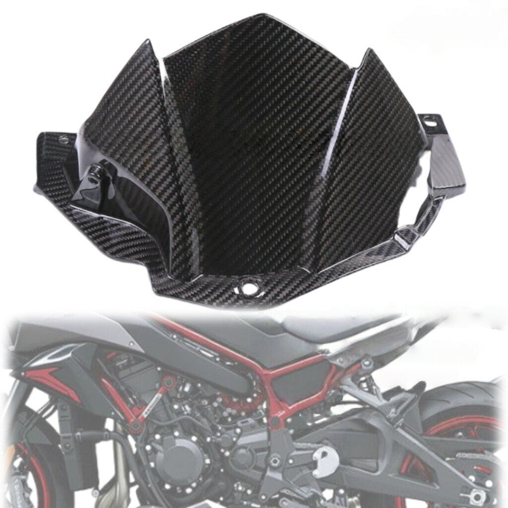 2020-2023 Carbon Fiber Rear Headrest Tire Mudguard for Kawasaki Z H2 SE 3K Q