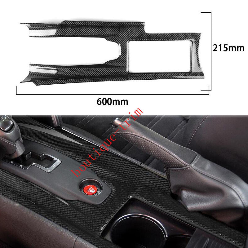 Real Carbon Fiber For GTR R35 Central Console Gear Shift Panel Cover US n