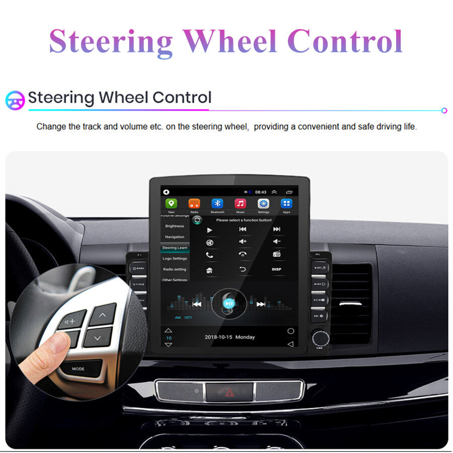 Fit for Mitsubishi Lancer 2008-2015 Car Stereo Radio Android 13 GPS Navi WIFI BT