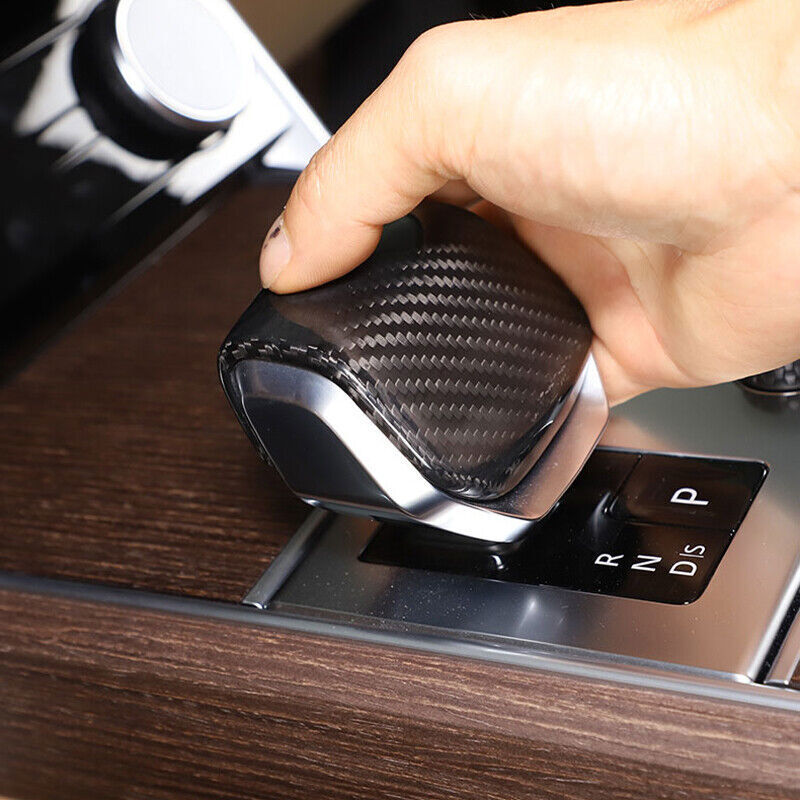 Carbon Fiber Console Gear Shift Knob Trim for Range Rover Sport 2023-2024 n
