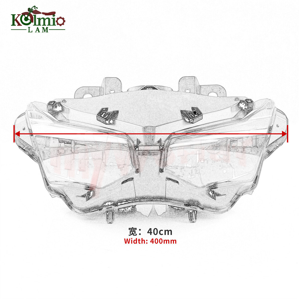 Fit For 2016-2021 for Honda CBR500R/RA Front Headlight Lighting Lndicator Light LED