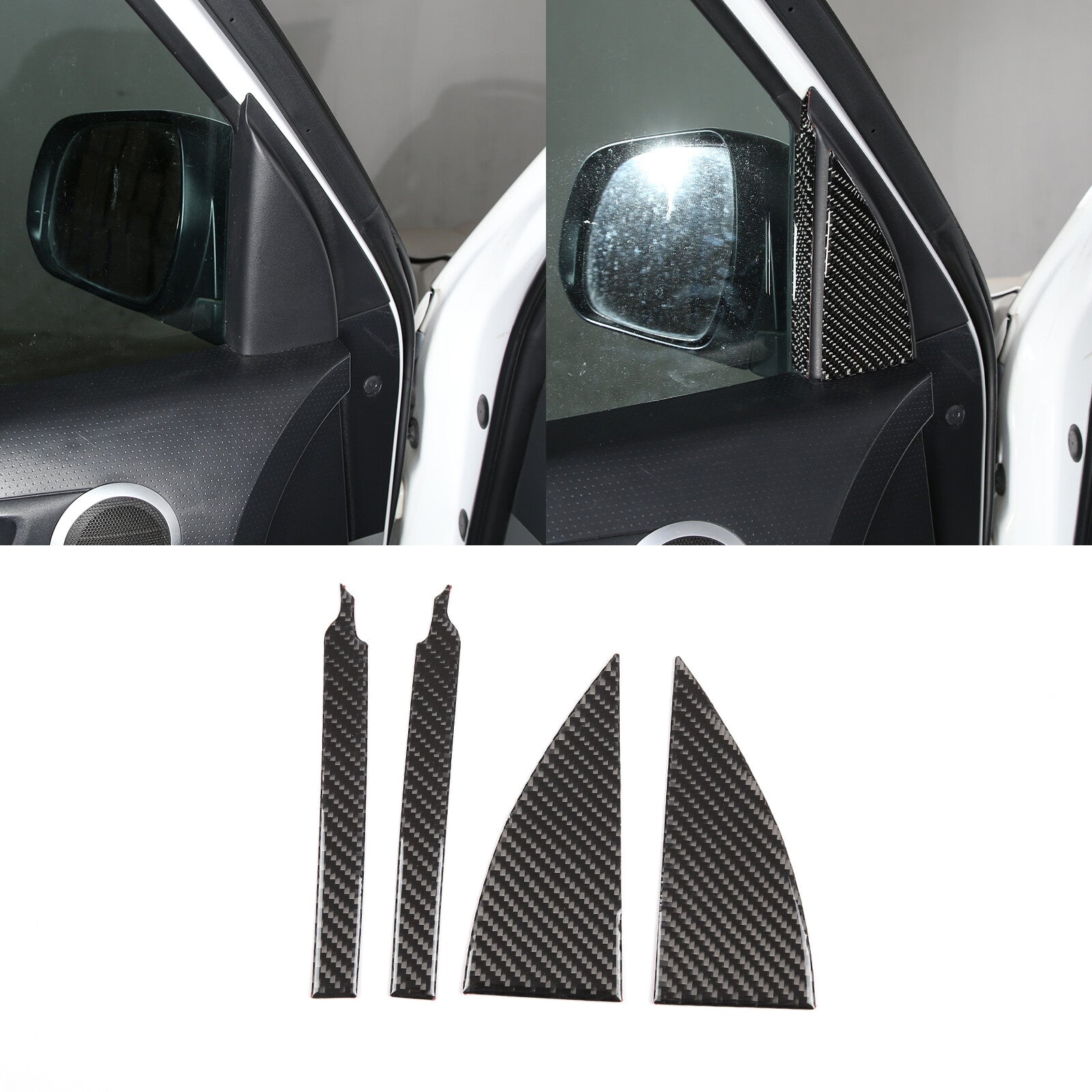 ABS Sport Red Door Latch Lower Panel Trim Cover for Corvette C8 2020-2023- v