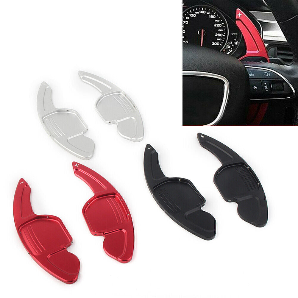 Steering wheel paddle shifters are compatible with for Audi A3, A4L, A5, A6L, A7, for A8 , S5, S6, S7, and SQ5.