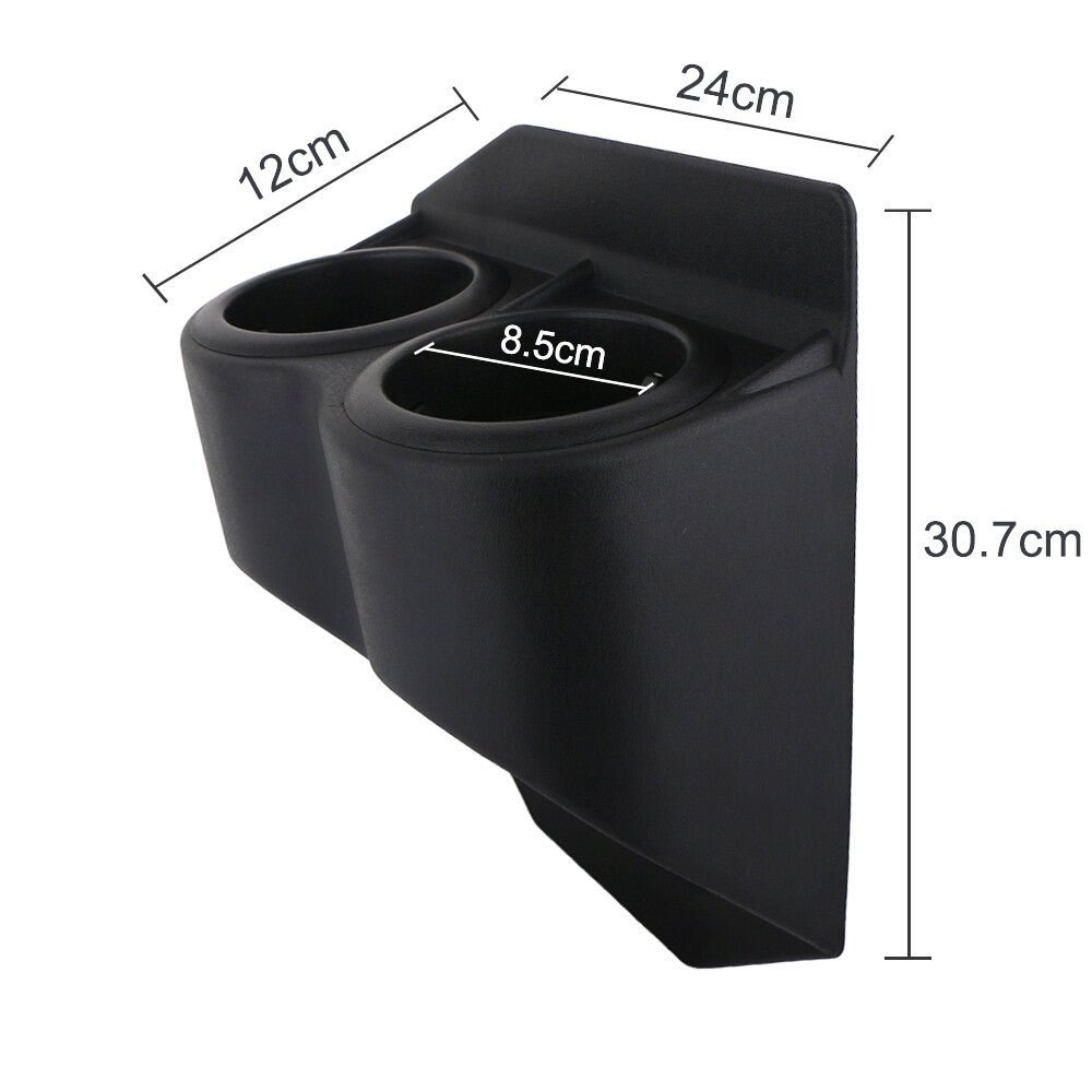 For 1997-2013 C5/C6 for Corvette Travel Buddy Double Dual Cup Drink Holders Black Q