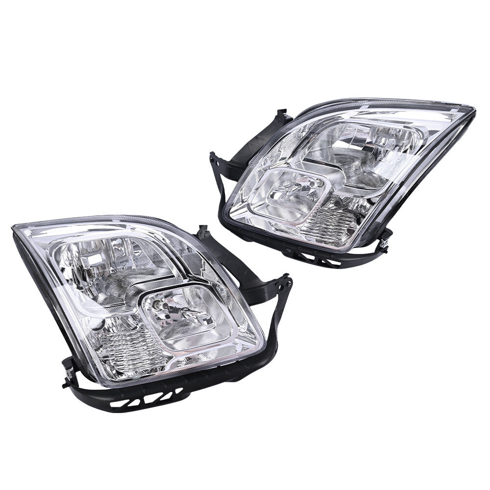 Headlight Set For 2006 2008 2009 for Ford Fusion Left and Right W/O Turn light Bulb