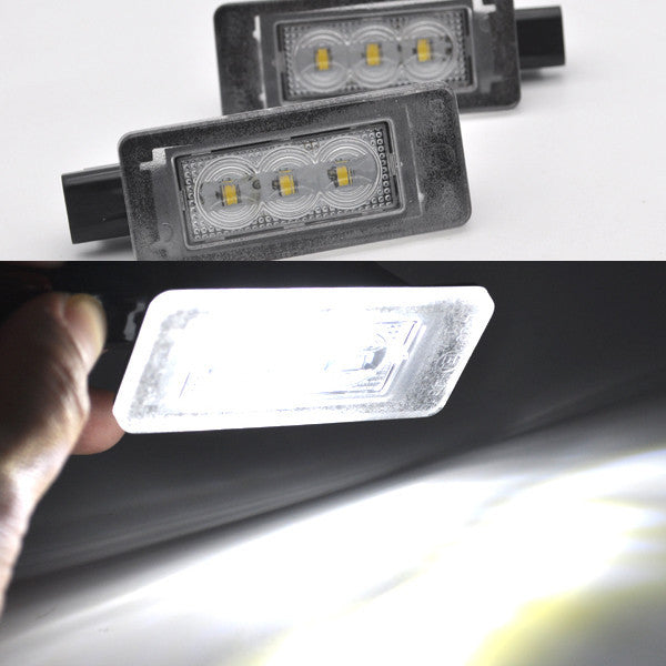 2x Bright White LED License Plate Light For Serena c27 2016-2018 Landy v