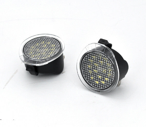 2x direct fit white LED Side Mirror Puddle Lights For Tundra 2007-2019 v