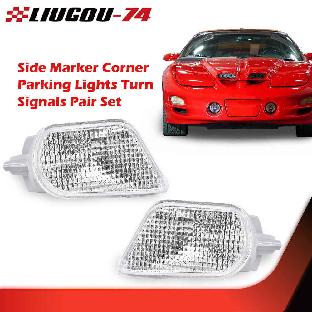 Side Marker Corner Parking Light Turn Signal Light Fits 98-02 for Pontiac Firebird - v