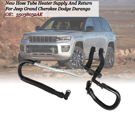 Heater Hose Set Assembly for Jeep Grand Cherokee for Dodge Durango 5.7L V8 2011-2021 Q