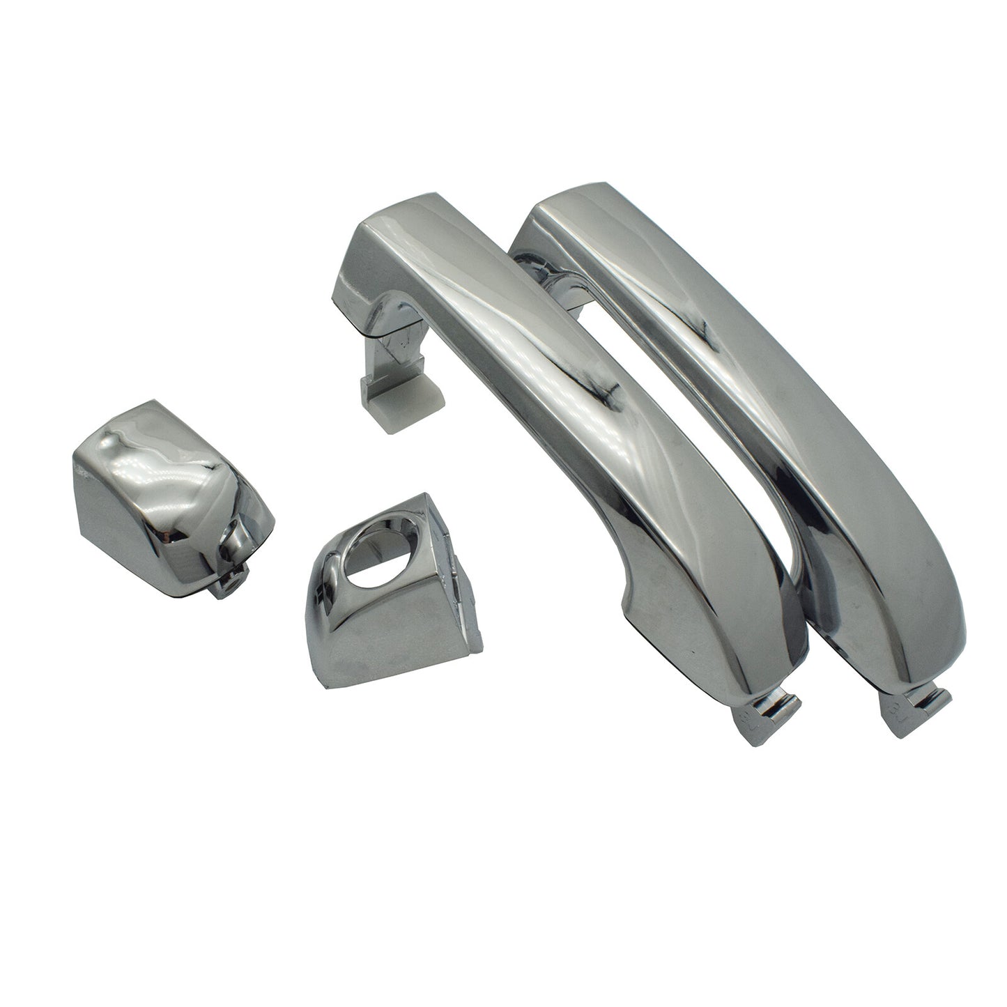Chrome front left and right exterior door handles for Hyundai ix55 Veracruz 2007 - 2012 - n