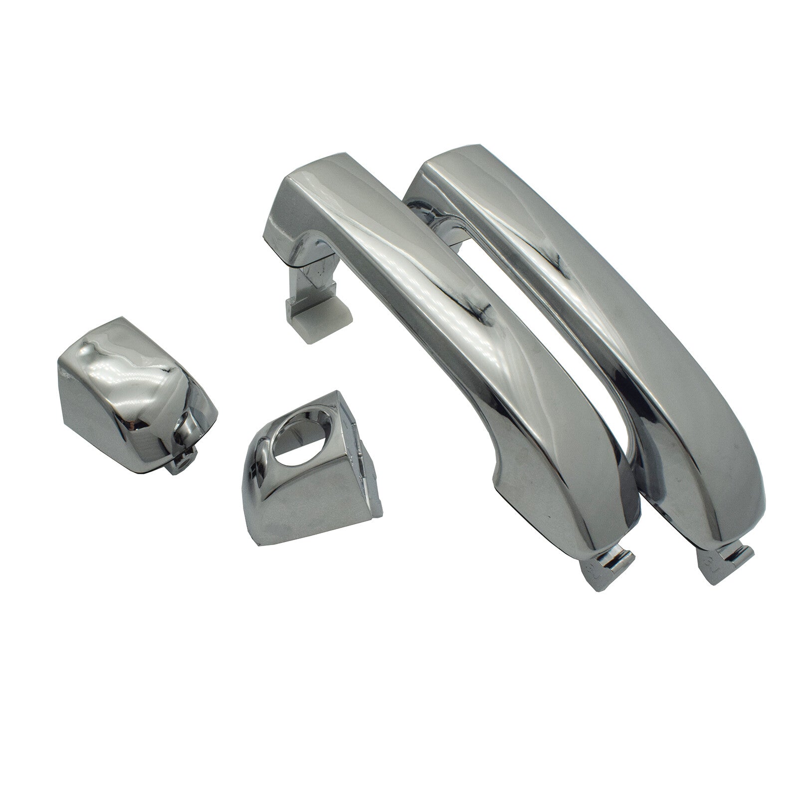 Chrome front left and right exterior door handles for Hyundai ix55 Veracruz 2007 - 2012 - n