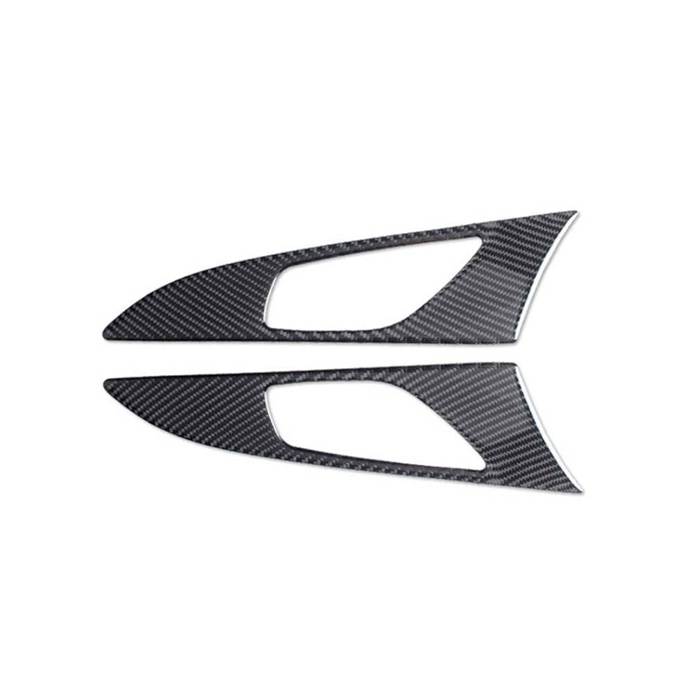 2Pcs Carbon Fiber Gear Shift Side Strip for Land Rover Discovery Sport 2015-2019 v