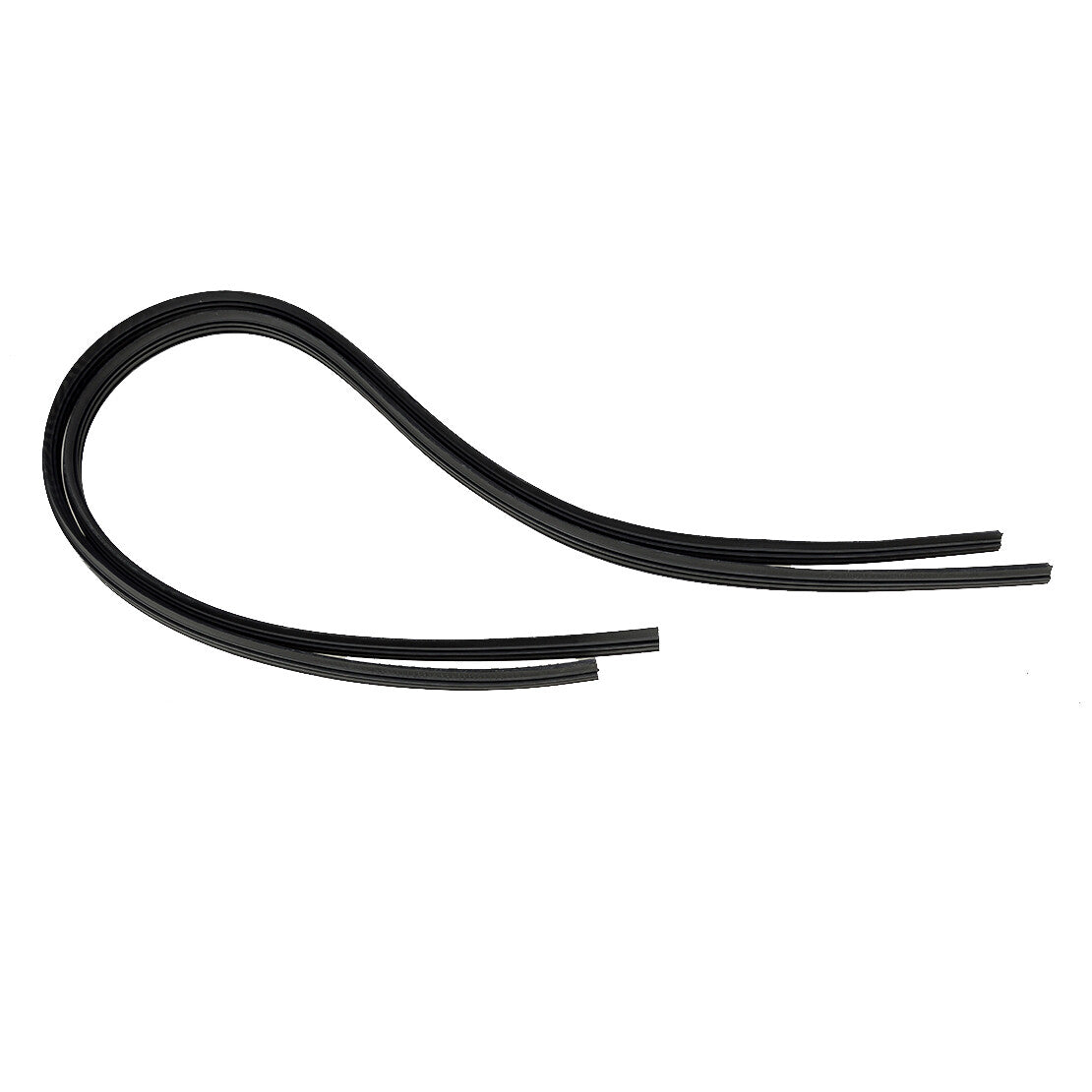 2x 28 Universal Car Rubber Frameless Windshield Wiper Blade Strip v
