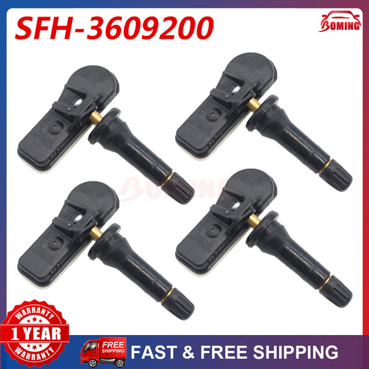 4x Car Tire Pressure TPMS Sensor SFH-3609200 for BYD Leopard 5 2023-2024 433MHz