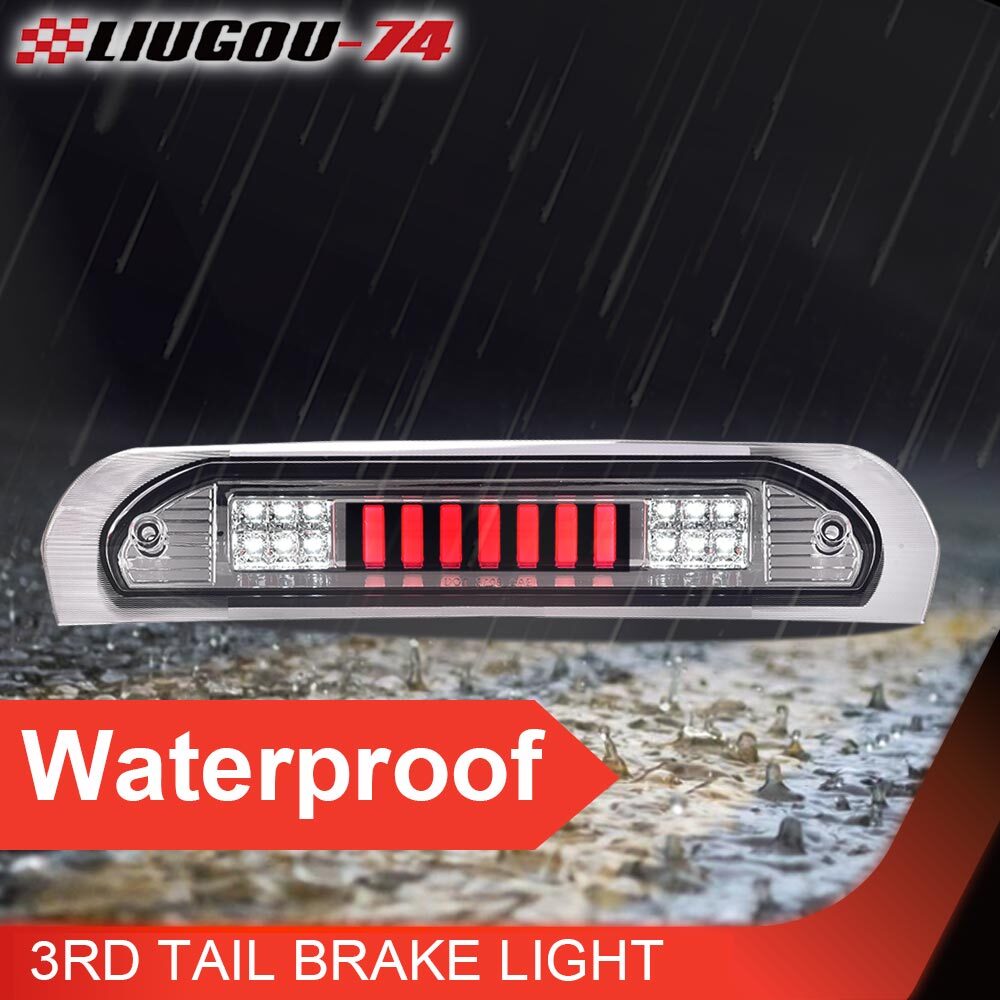 LED third tail brake light cargo light chrome shell suitable for 02-09 for Dodge for Ram 1500- v