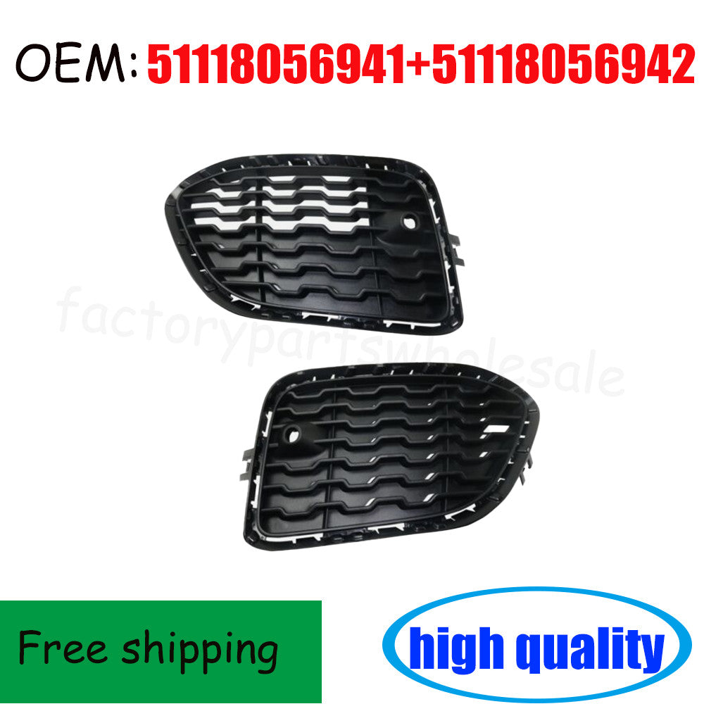 1. Double front bumper noodle grille for X3 xDrive35i 2015 - 2017 and X4 2015 - 2018. n