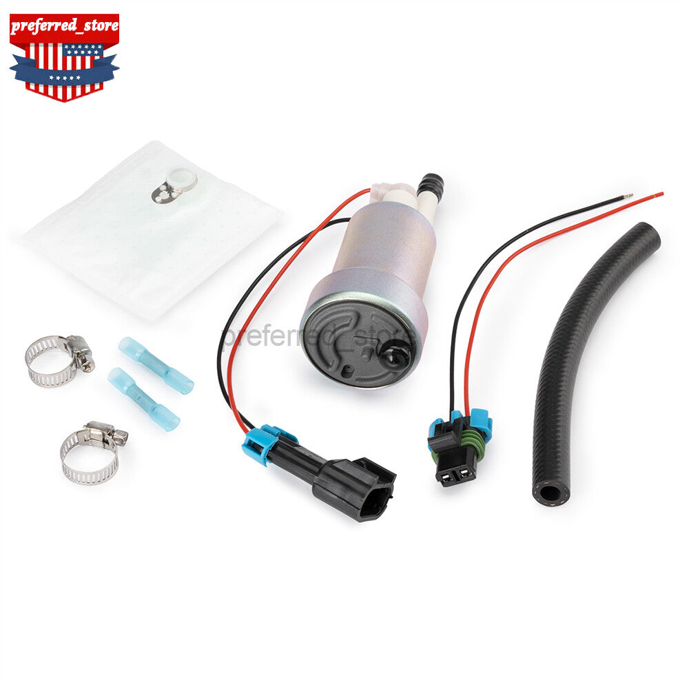 Universal fuel pump for Walbro 450 LPH high-flow intake manifold, compatible with F90000267- v