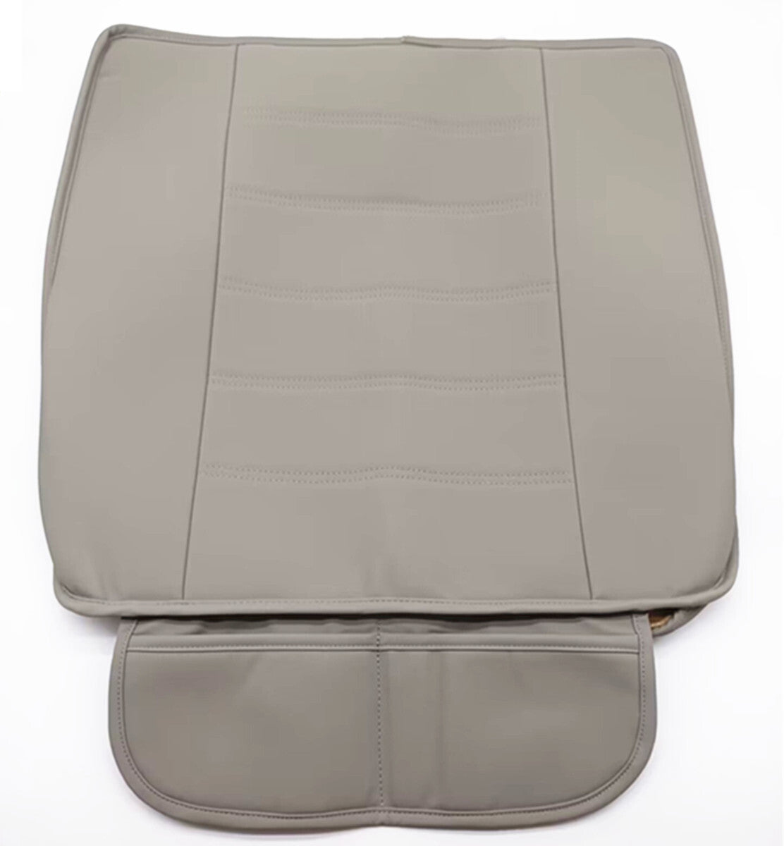 PU Leather Car Front for Seat Cover Driver Protector Pad w/Storage Bag Accessories Q